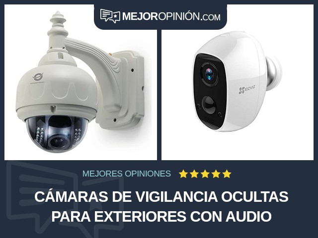 Cámaras de vigilancia ocultas Para exteriores Con audio