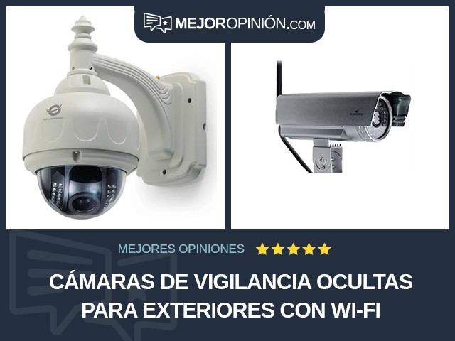 Cámaras de vigilancia ocultas Para exteriores Con Wi-Fi