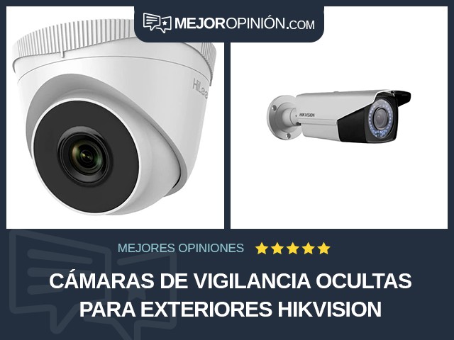 Cámaras de vigilancia ocultas Para exteriores Hikvision