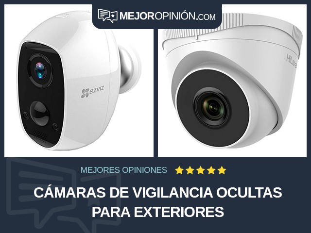 Cámaras de vigilancia ocultas Para exteriores