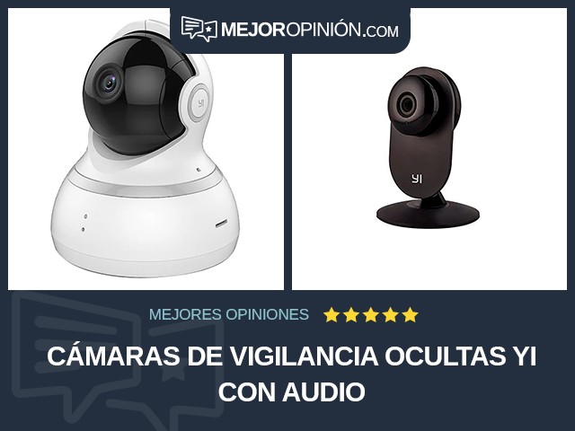 Cámaras de vigilancia ocultas YI Con audio