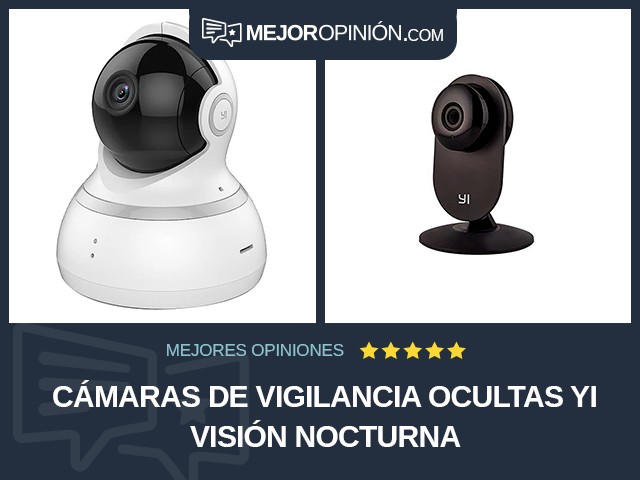 Cámaras de vigilancia ocultas YI Visión nocturna