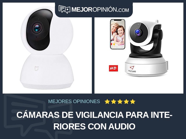 Cámaras de vigilancia Para interiores Con audio