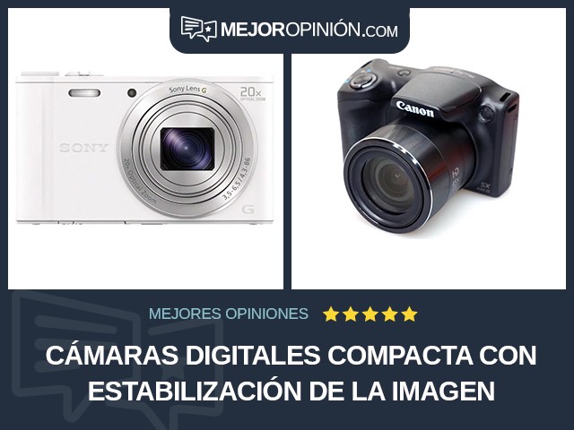 Cámaras digitales Compacta Con estabilización de la imagen