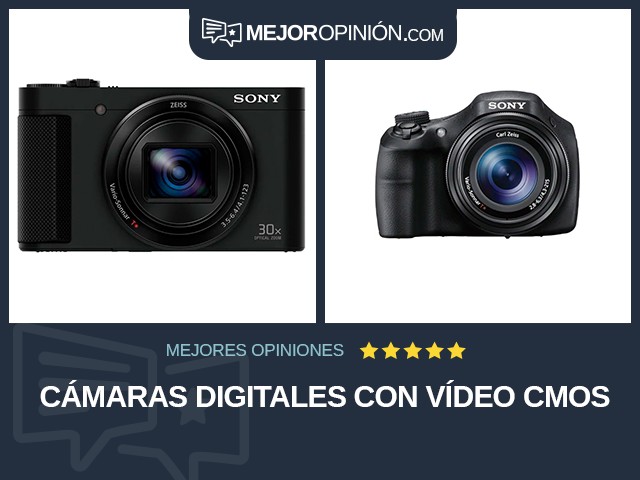 Cámaras digitales Con vídeo CMOS