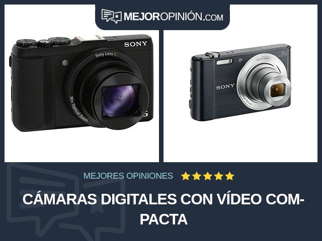 Cámaras digitales Con vídeo Compacta