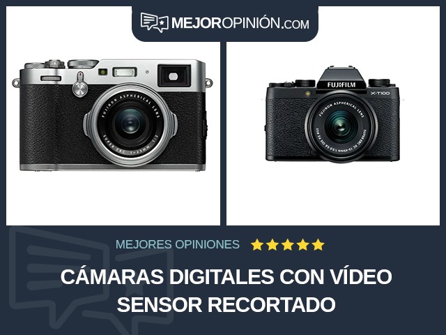 Cámaras digitales Con vídeo Sensor recortado