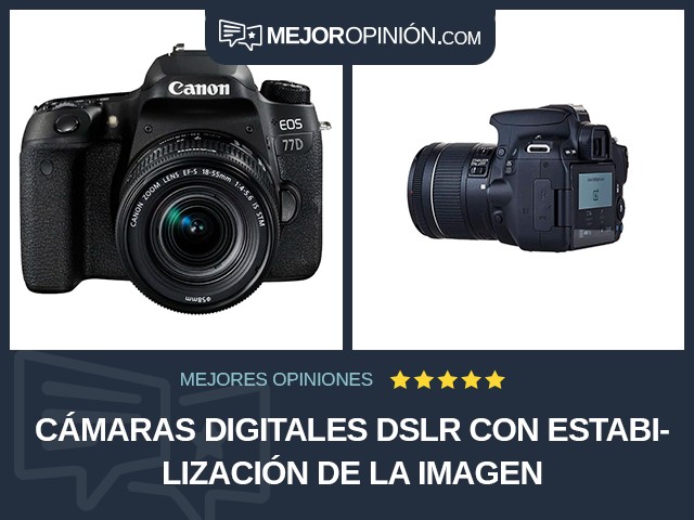 Cámaras digitales DSLR Con estabilización de la imagen