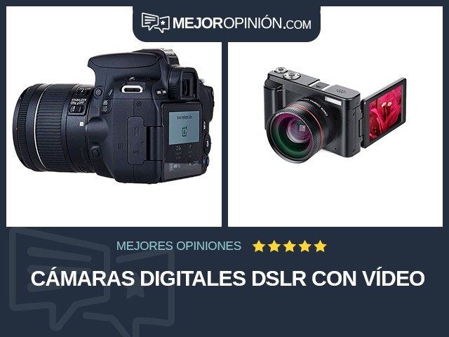 Cámaras digitales DSLR Con vídeo