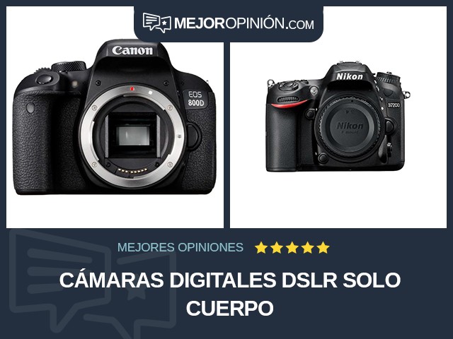 Cámaras digitales DSLR Solo cuerpo