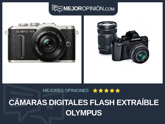 Cámaras digitales Flash extraíble Olympus