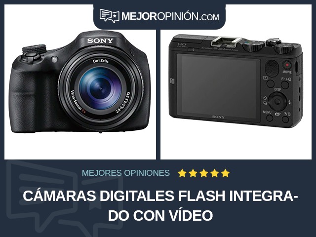 Cámaras digitales Flash integrado Con vídeo