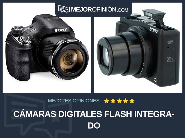 Cámaras digitales Flash integrado