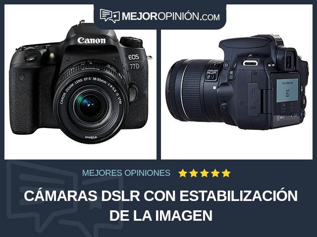 Cámaras DSLR Con estabilización de la imagen