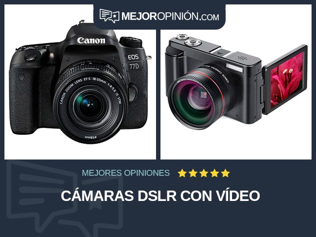 Cámaras DSLR Con vídeo