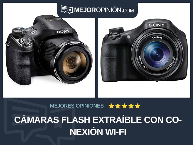 Cámaras Flash extraíble Con conexión Wi-Fi