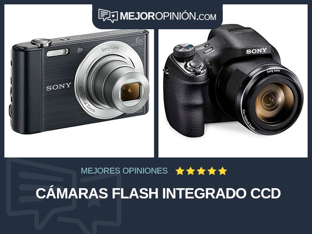 Cámaras Flash integrado CCD