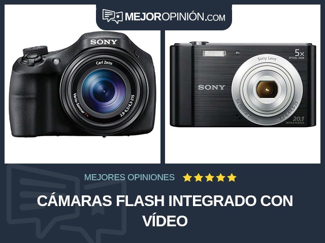 Cámaras Flash integrado Con vídeo