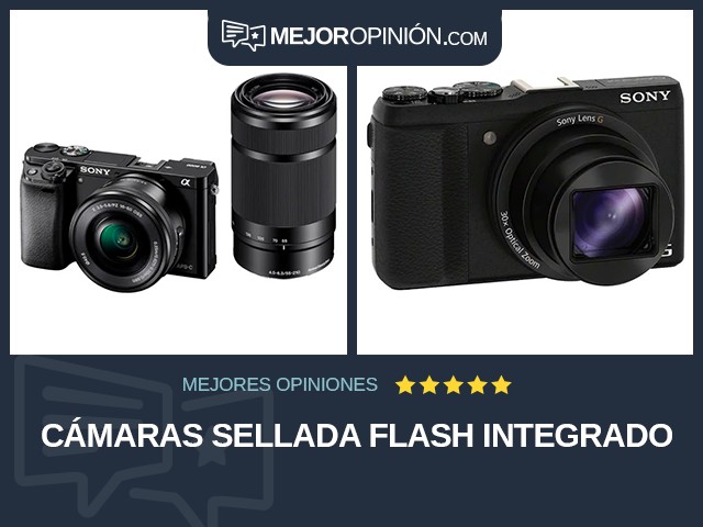 Cámaras Sellada Flash integrado