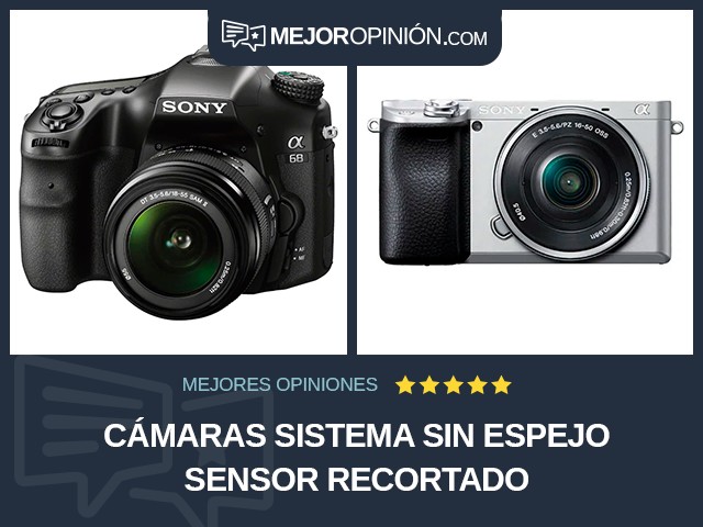 Cámaras Sistema sin espejo Sensor recortado