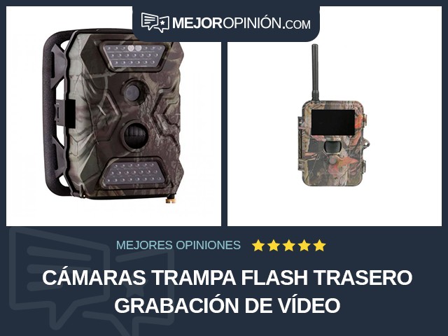 Cámaras trampa Flash trasero Grabación de vídeo