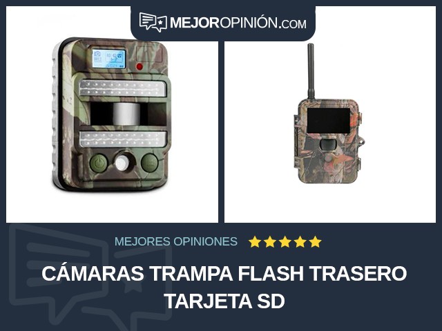 Cámaras trampa Flash trasero Tarjeta SD