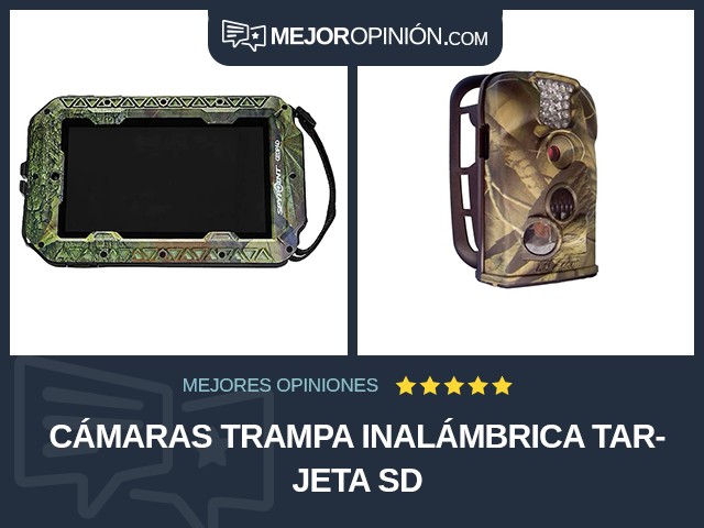 Cámaras trampa Inalámbrica Tarjeta SD