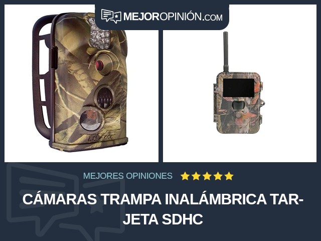 Cámaras trampa Inalámbrica Tarjeta SDHC