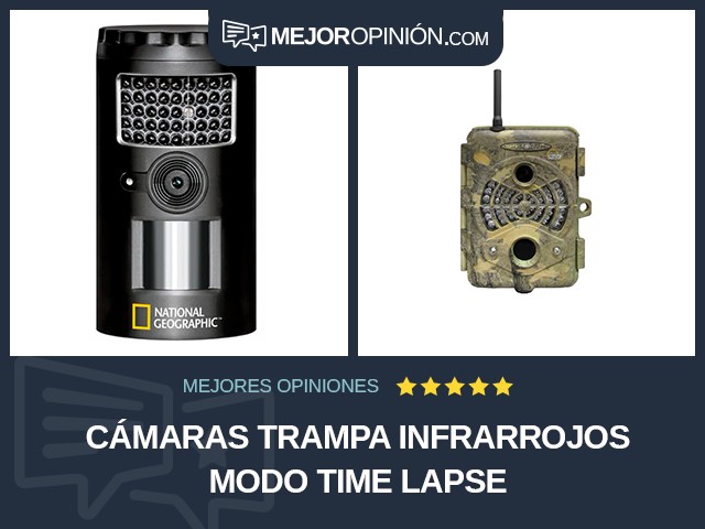 Cámaras trampa Infrarrojos Modo time lapse