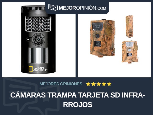 Cámaras trampa Tarjeta SD Infrarrojos