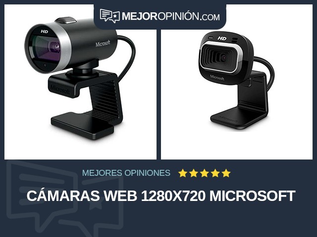Cámaras web 1280x720 Microsoft