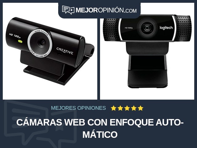 Cámaras web Con enfoque automático