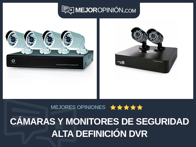 Cámaras y monitores de seguridad Alta definición DVR