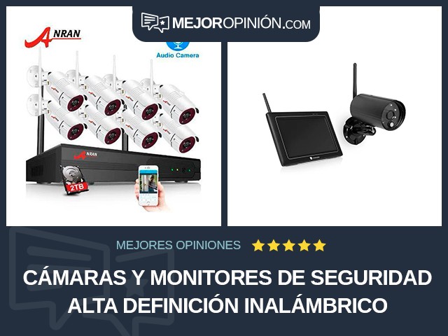 Cámaras y monitores de seguridad Alta definición Inalámbrico