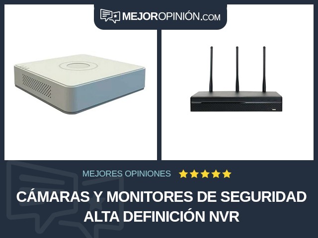 Cámaras y monitores de seguridad Alta definición NVR