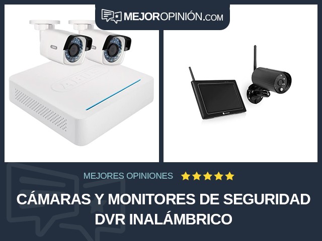 Cámaras y monitores de seguridad DVR Inalámbrico