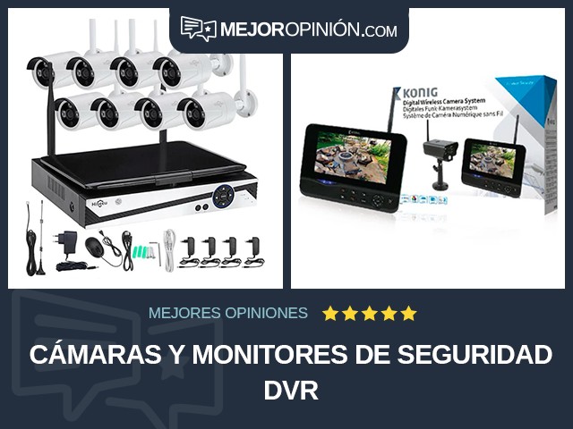 Cámaras y monitores de seguridad DVR