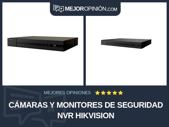 Cámaras y monitores de seguridad NVR Hikvision