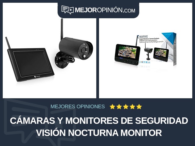 Cámaras y monitores de seguridad Visión nocturna Monitor