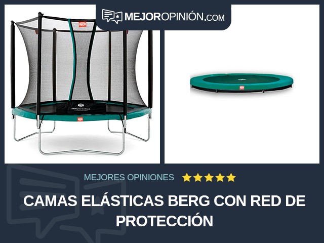 Camas elásticas BERG Con red de protección
