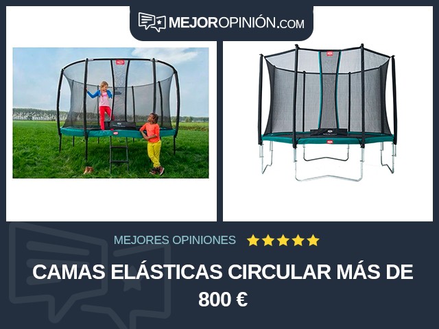 Camas elásticas Circular Más de 800 €