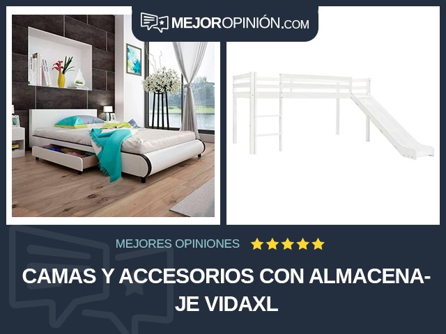 Camas y accesorios Con almacenaje vidaXL