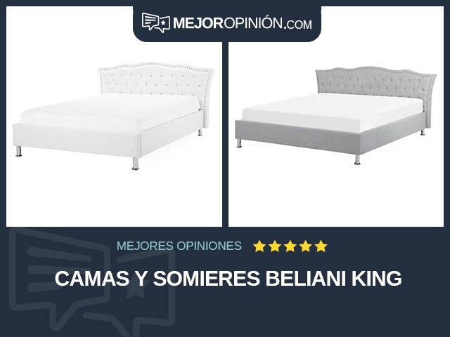 Camas y somieres Beliani King