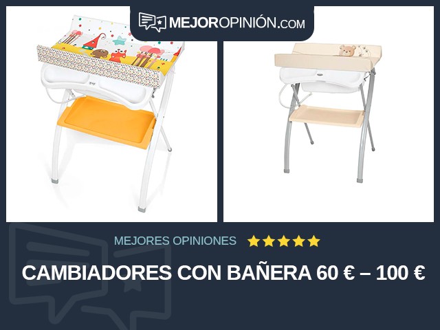 Cambiadores Con bañera 60 € – 100 €