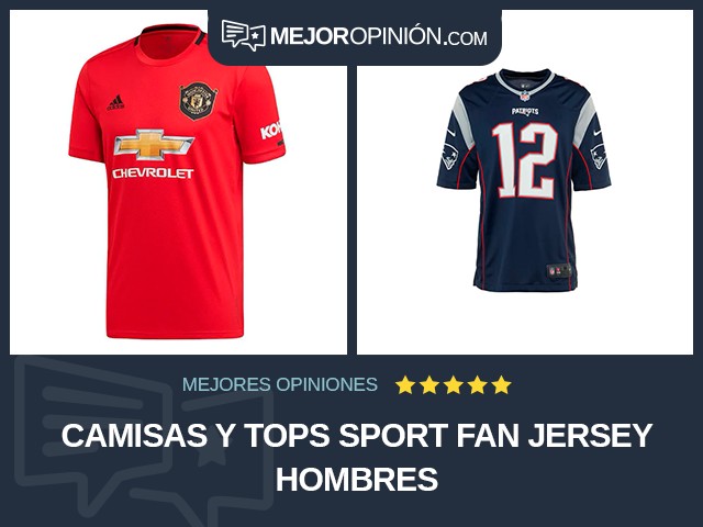 Camisas y tops Sport Fan Jersey Hombres