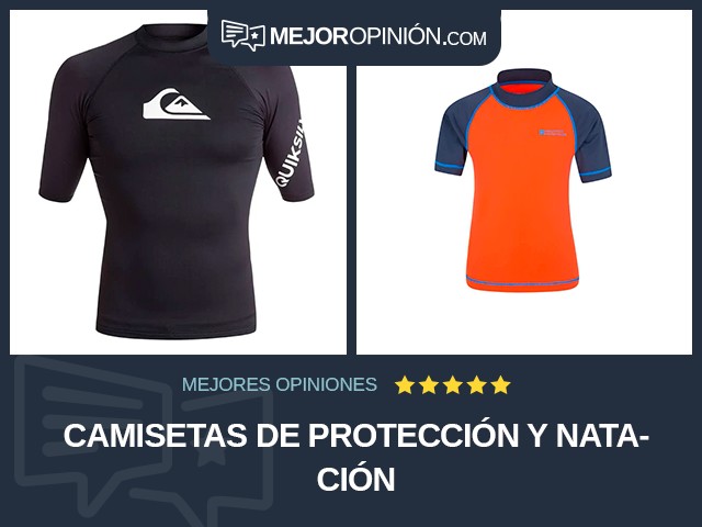 Camisetas de protección y natación