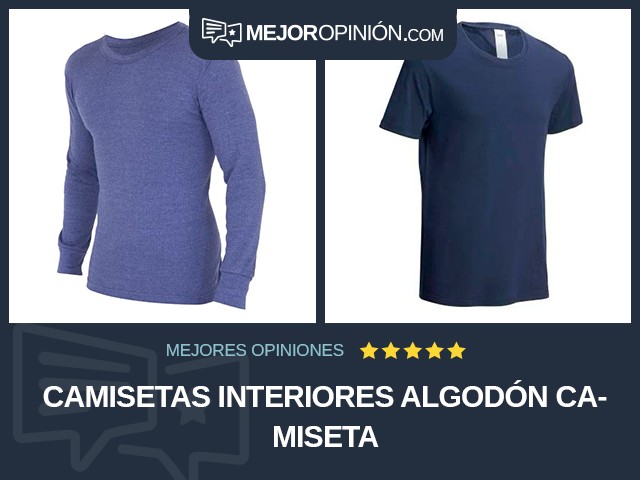 Camisetas interiores Algodón Camiseta