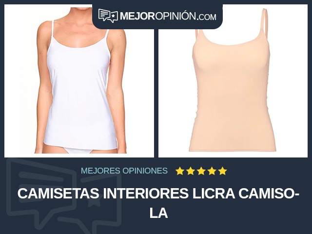 Camisetas interiores Licra Camisola