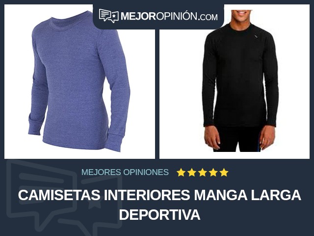 Camisetas interiores Manga larga Deportiva