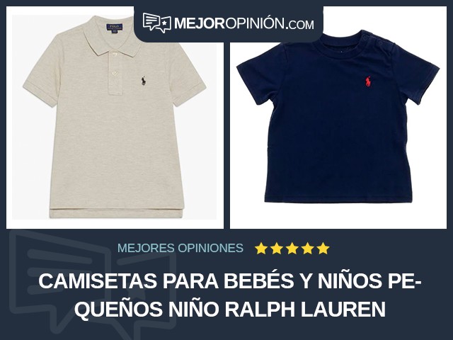 Camisetas para bebés y niños pequeños Niño Ralph Lauren